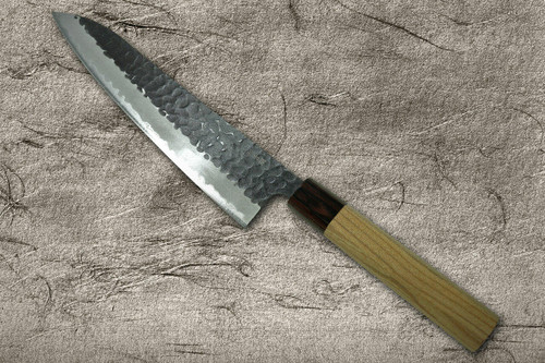 Sakai Takayuki Aogami Super Kurouchi Hammered WA Japanese Chefs Gyuto Knife 210mm
