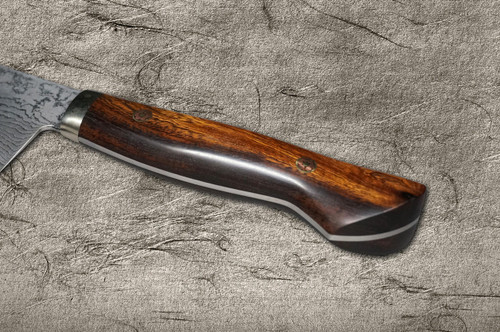 Shigeki Tanaka 33-Layer R2(SG2) Damascus IR Japanese Chef's Gyuto Knife 240mm with Desert Ironwood Handle 