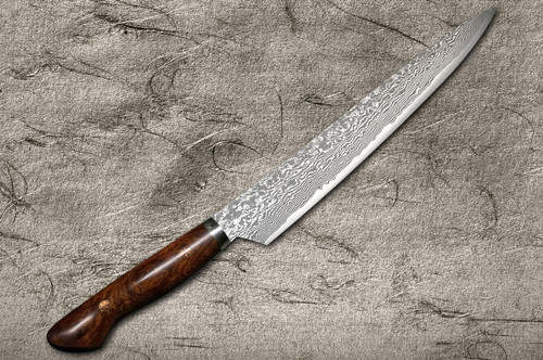 Shigeki Tanaka 33-Layer R2(SG2) Damascus IR Japanese Chef's Slicer