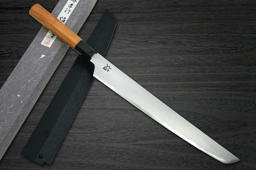 Sakai Takayuki Homura Kogetsu Aogami 2 steel Japanese Chefs Sakimaru-YanagibaSashimi 300mm Genbu