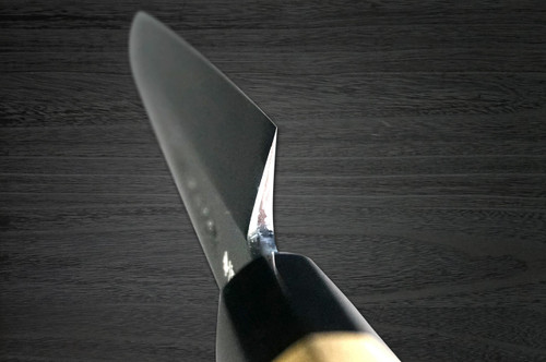 Yoshihiro Aogami No.1 Damascus Suminagashi B1SN Japanese Chefs Kiritsuke-YanagibaSashimi 270mm with Saya Sheath and Magnolia Wood Handle