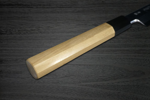 Yoshihiro Aogami No.1 Damascus Suminagashi B1SN Japanese Chefs Kiritsuke-YanagibaSashimi 270mm with Saya Sheath and Magnolia Wood Handle