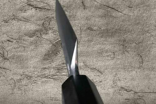 Yoshihiro Aogami No.1 Damascus Suminagashi B1SN-E Japanese Chefs YanagibaSashimi 300mm with Saya Sheath and Ebony Handle