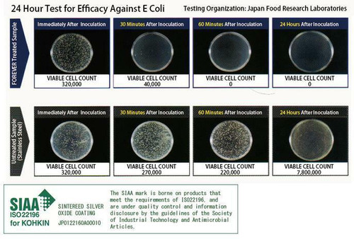 FOREVER Hybrid Silver Titanium 21 Japanese Chefs NakiriVegetable 180mm