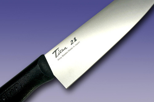 FOREVER Hybrid Silver Titanium 21 Japanese Chefs NakiriVegetable 180mm