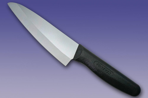 FOREVER Cherry Sakura Cera High Density Ceramic Japanese Chefs Gyuto Knife 160mm Black
