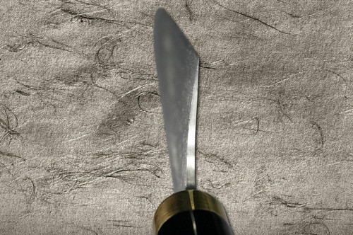 Takeshi Saji Makie-Art R2SG2 Mirrored Damascus Japanese Chefs Gyuto Knife 240mm with Urushi Lacquered Saya and Handle FUJIN RAIJIN