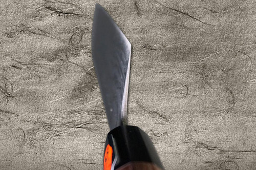 Shigeki Tanaka Aogami No.2 Damascus WN Japanese Chef's Vegetable Knife 165mm with Walnut Handle 