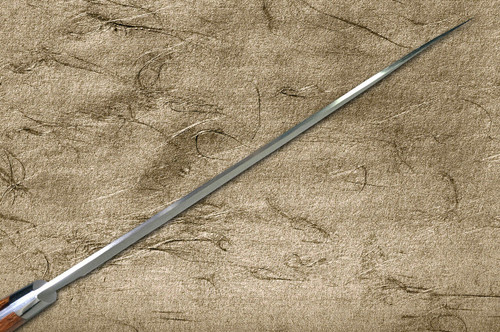 Takeshi Saji R2SG2 Black Damascus IR Japanese Chefs Gyuto Knife 240mm with Desert Ironwood Handle