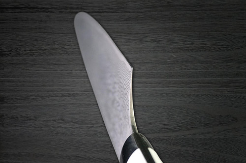 Takeshi Saji R2SG2 Black Damascus CRW Japanese Chefs Gyuto Knife 270mm with White Stone Handle