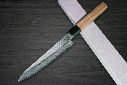 Sakai Takayuki 45-Layer Damascus Hammered WA Japanese Chefs Petty Knife SET Petty 150mm x 3 pcs