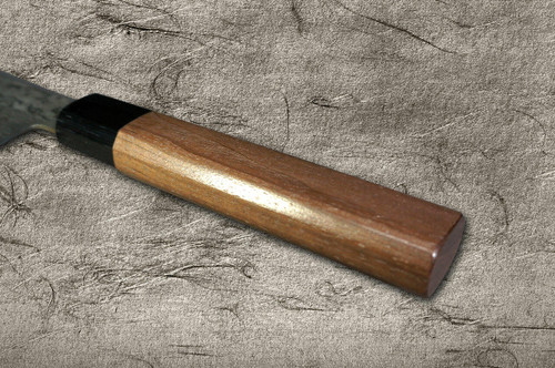 Shigeki Tanaka 33-Layer R2SG2 Damascus Harukaze Japanese Chefs SlicerSujihiki 240mm with Walnut Handle