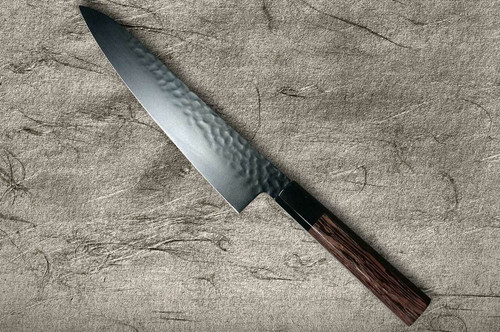 Sakai Takayuki Non-Stick Coating VG10 Hammered WA KUROKAGE Japanese Chefs Gyuto Knife 210mm with Wenge Handle