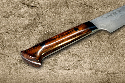 Takeshi Saji VG10 Black Damascus IR Japanese Chefs SlicerSujihiki 240mm with Desert Ironwood Handle