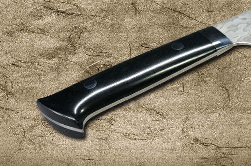 Takeshi Saji VG10 Black Damascus MCB Japanese Chefs SlicerSujihiki 270mm with Black Micarta Handle