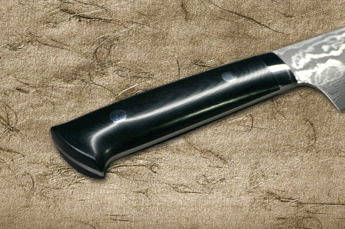 Takeshi Saji VG10 Black Damascus MCB Japanese Chefs Gyuto Knife 270mm with Black Micarta Handle