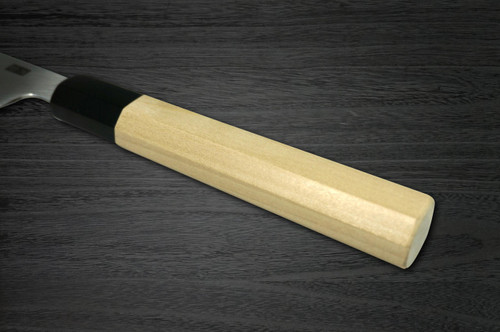 Yoshihiro Gingami No.3 G3HC Japanese Chefs YanagibaSashimi 300mm with Saya Sheath and Magnolia Wood Handle