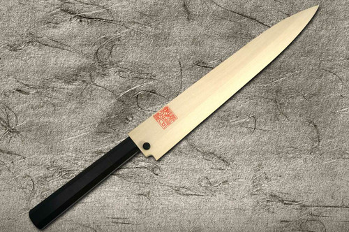 Yoshihiro Gingami No.3 G3HC-E Japanese Chefs YanagibaSashimi 300mm with Saya Sheath and Ebony Handle