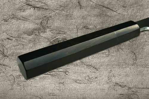 Yoshihiro Gingami No.3 G3HC-E Japanese Chefs YanagibaSashimi 330mm with Saya Sheath and Ebony Handle