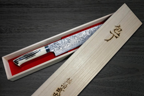 Takeshi Saji R2(SG2) Black Damascus DHW Japanese Chef's Gyuto