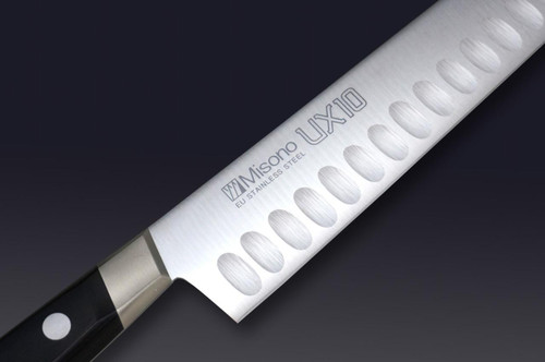 Misono UX10 Swedish Stainless Dimples(Salmon) Japanese Chef's
