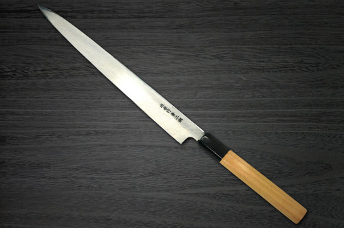 Sakai Takayuki Aoniko Blue 2 Steel Mirror Finish Japanese Chefs FuguhikiSashimi 240mm