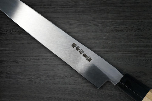 Sakai Takayuki Aoniko Blue 2 Steel Mirror Finish Japanese Chefs Deba Knife 210mm
