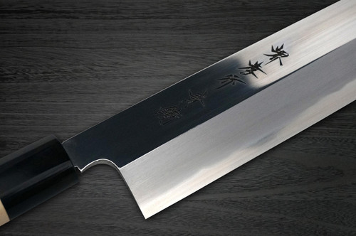 Sakai Takayuki Aoniko Blue 2 Steel Mirror Finish Japanese Chefs UsubaVegetable 240mm