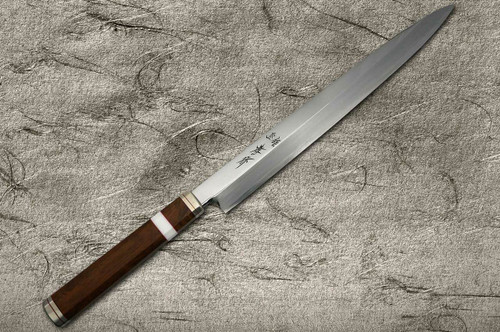 Sakai Takayuki Shiden Ginsan Gingami No.3 Steel Japanese Chefs YanagibaSashimi 330mm