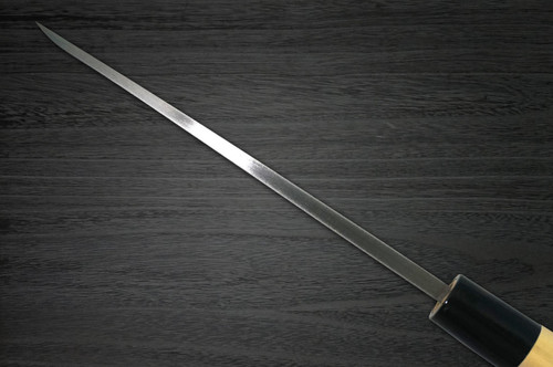 Left Handed Sakai Takayuki Kasumitogi White steel Japanese Chefs Deba Knife 135mm