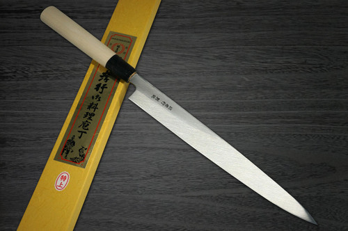 Left Handed Sakai Takayuki Tokujyo Supreme White 2 steel Japanese Chefs YanagibaSashimi 210mm