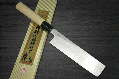 Left Handed Sakai Takayuki Tokujyo Supreme White 2 steel Japanese Chefs UsubaVegetable 165mm