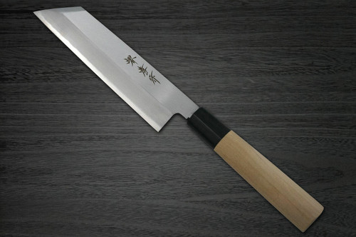 Left Handed Sakai Takayuki Tokujyo Supreme White 2 steel Japanese Chefs Peeling Knife 180mm
