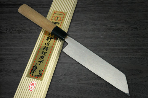 Left Handed Sakai Takayuki Tokujyo Supreme White 2 steel Japanese Chefs Peeling Knife 180mm