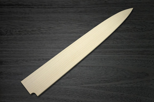 Left Handed Magnolia Saya Sheath for 330mm YanagibaSashimi