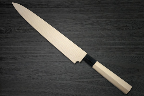 Left Handed Magnolia Saya Sheath for 300mm FuguhikiSashimi