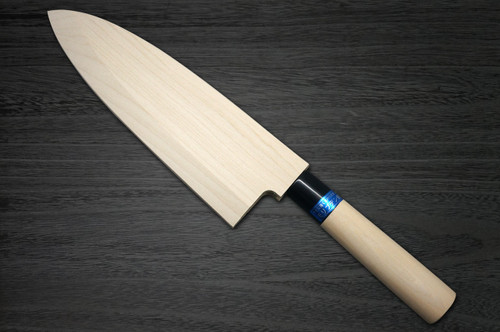 Left Handed Magnolia Saya Sheath for 225mm Deba Knife