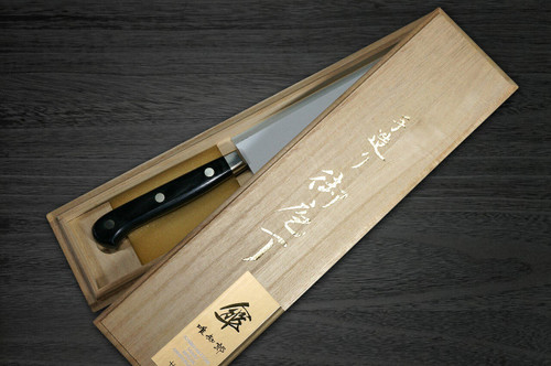 Hattori KD30 COWRY-X 121 Layered Damascus SAN Japanese Chefs Petty KnifeUtility 150mm 80year-anniv version