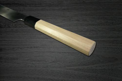 Yoshihiro Gingami No.3 Damascus Suminagashi G3SN Japanese Chefs YanagibaSashimi 270mm with Saya Sheath and Magnolia Wood Handle