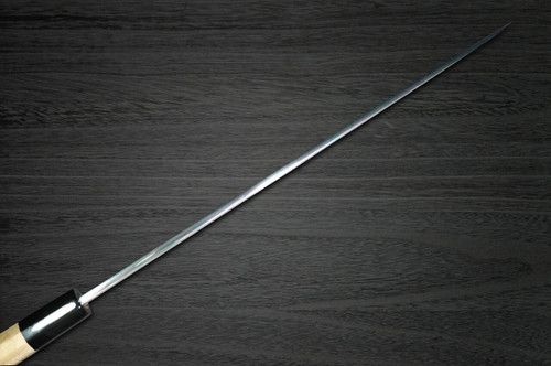 Yoshihiro Gingami No.3 Damascus Suminagashi G3SN Japanese Chefs YanagibaSashimi 270mm with Saya Sheath and Magnolia Wood Handle