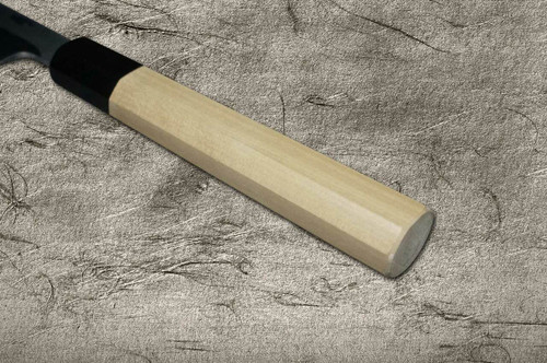 Yoshihiro Aogami No.1 Damascus Suminagashi B1SN Japanese Chefs YanagibaSashimi 270mm with Saya Sheath and Magnolia Wood Handle