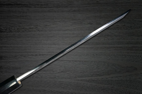 Yoshihiro Aogami No.1 Damascus Suminagashi B1SN Japanese Chefs UsubaVegetable 180mm with Saya Sheath and Magnolia Wood Handle