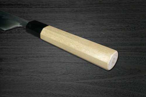 Yoshihiro Aogami No.1 Damascus Suminagashi B1SN Japanese Chefs UsubaVegetable 225mm with Saya Sheath and Magnolia Wood Handle