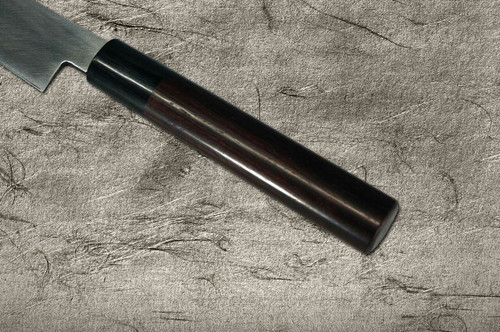 Takayuki Iwai Aogami No.2 Kurouchi RS Japanese Chefs Kiritsuke-YanagibaSashimi 210mm