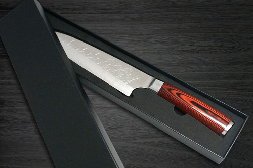 Takeshi Saji SRS13 Mirror Hammered PWR Japanese Chef's Gyuto Knife ...