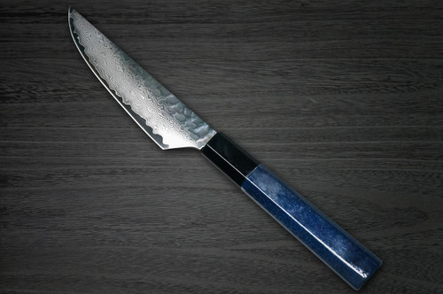 Sakai Takayuki 33-Layer VG10 Damascus Indigo Japan-Blue Chefs Steak Petty Knife 120mm