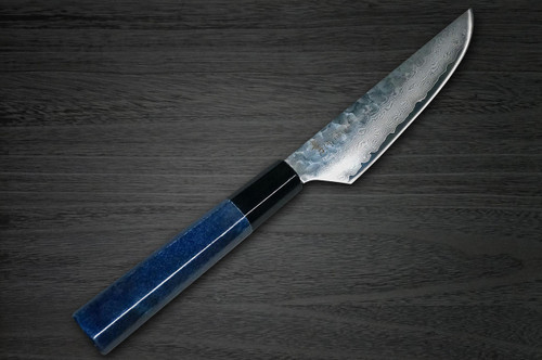 Sakai Takayuki 33-Layer VG10 Damascus Indigo Japan-Blue Chefs Steak Petty Knife 120mm