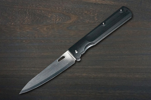 Takeshi Saji Folding R2(SG2) Mirrored Damascus Petty Knife(Utility