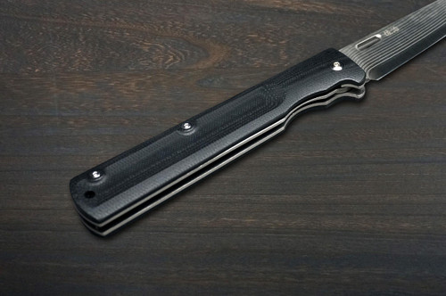 Takeshi Saji Folding R2(SG2) Mirrored Damascus Petty Knife(Utility