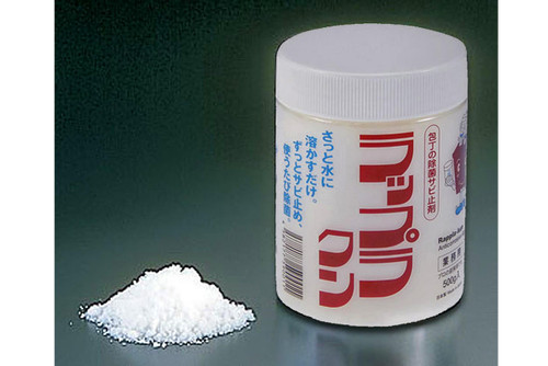 Kitchen Sanitizer and Knife Antirustor Rappla-Kun Cleaning Agent in Solid Package for Japanese Chef Knife Hygiene